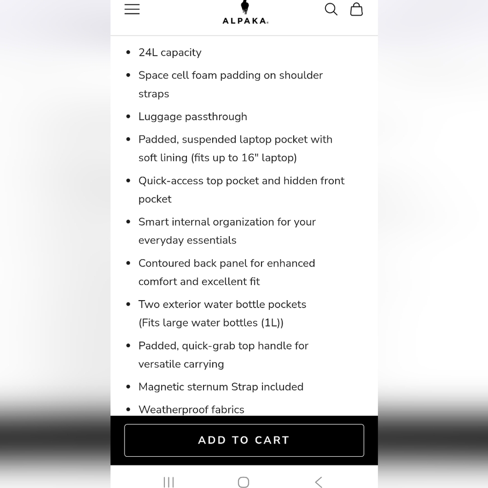 Alpaka Elements Backpack PRO NWT - image 6